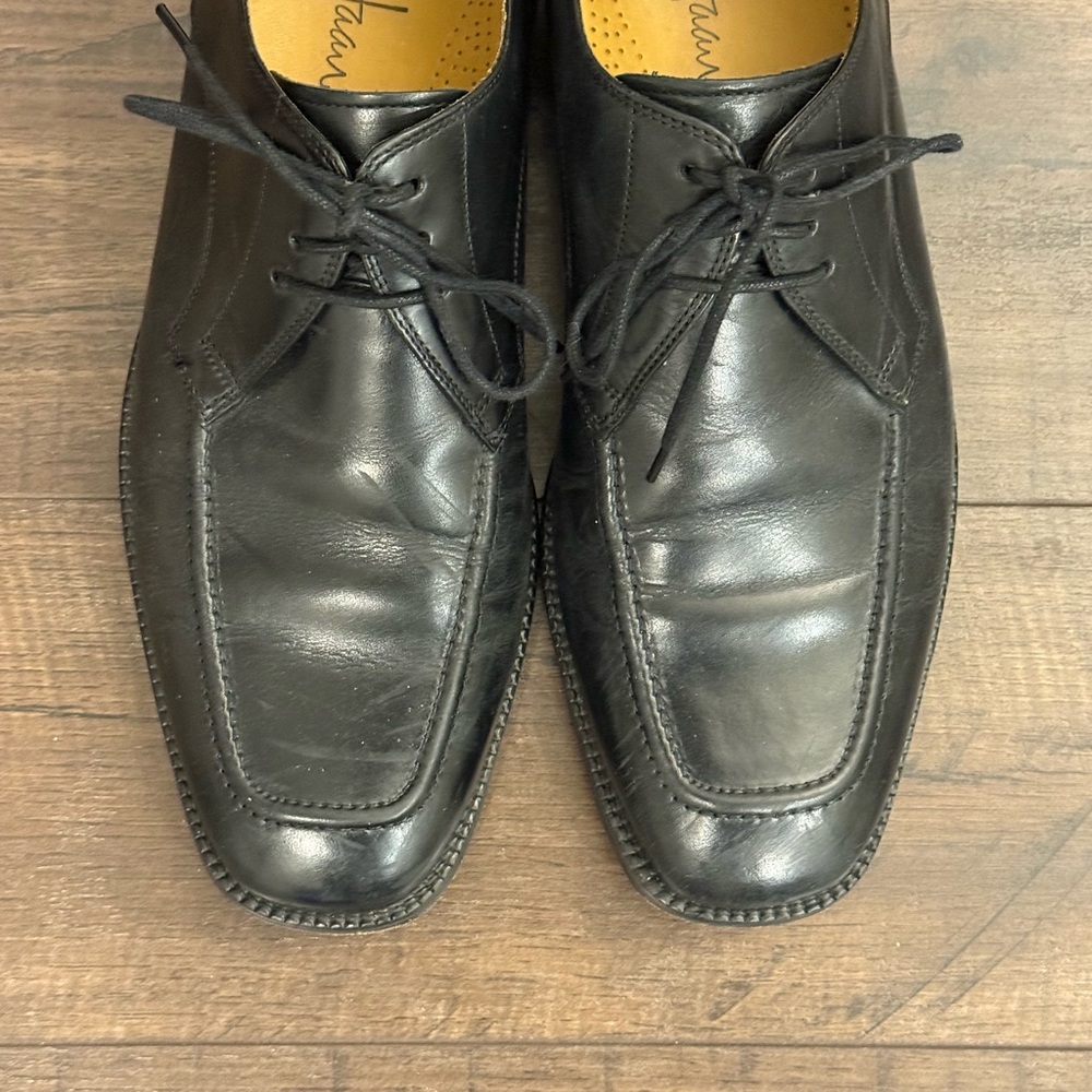 Cole Haan Black Leather Oxford Dress Shoes Moc Toe Lace Up Men’s Size 9D - Picture 7 of 12